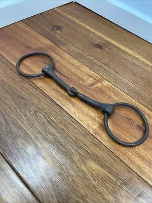 Iron Mouth Bridle Bit European Lusitano Horse Tack Harness Vintage • $11.95