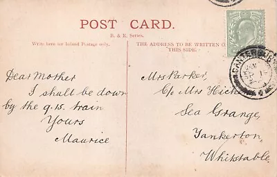 Family History - Genealogy Postcard - Parker - Tankerton The Grange Whitstable • £2.99