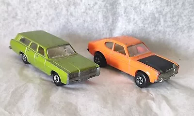 Matchbox Lesney Superfast Diecast No.54 Ford Capri No.55/73 Mercury Estate  • $2.51