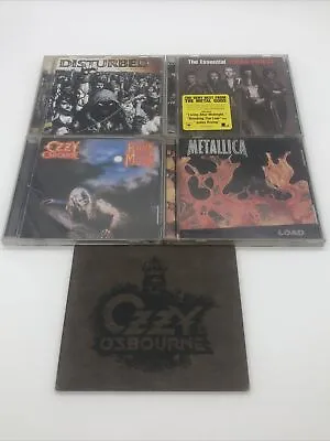 Ozzy Osbourne Disturbed Metallica & Judas Priest CD Lot Of 5 TESTED • $17.46
