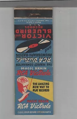 Matchbook Cover - RCA Victor Magic Brain RCA Victrola • $49.95