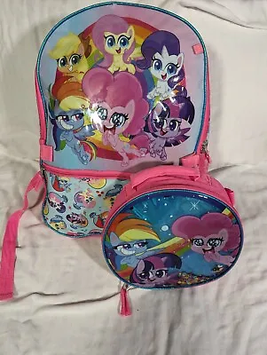 Hasbro My Little Pony Best Friends Backpack Lunchbox Cooler Lot MLP  Bag Glitter • $25