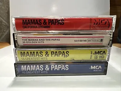 Mamas & Papas 3 Cassette Lot California Dreamin' 20 Golden Hits 16 Greatest Hits • $14.99