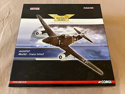 CORGI AVIATION ARCHIVE AA35707 Me262 FRANZ SCHALL 1944 1:72 LTD ED • $42