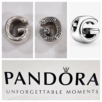 Genuine Pandora Letter G Alphabet Charm 797461 S925 ALE Women's  • £14.99