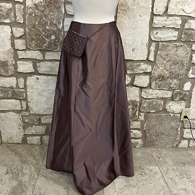 Crimson By Lawerence Kurtz Skirt With Attached PURSE Lilac Sz 8 • $29.90