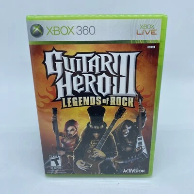 $22.49 • Buy Guitar Hero 3 III Legends Of Rock (Xbox 360, 2007) NEW FACTORY SEALED Activision