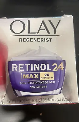 Olay Regenerist Retinol 24 MAX Night Cream Face Moisturizer NO Fragrance (a9) • $20