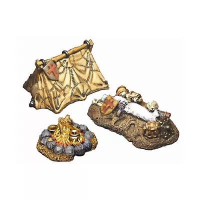 Mega Miniatures Dungeon Décor Resin Campsite Pack New • $19.99