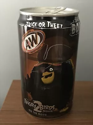 2019 ANGRY BIRDS-EMPTY Can 7.5oz- A&W Root Beer- BOMB #2 Of 6 Set • £1.79