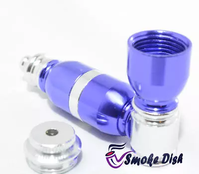 Metal Smoking Pipe Fat Chamber Hand Portable Bowl Tobacco Smoking Pipes Cooling! • $18.95