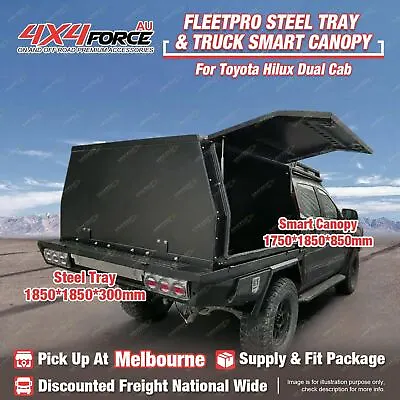 Steel Tray 1850*1850*300 & Canopy 1750*1850*850 For Toyota Hilux Dual Cab MEL • $6900