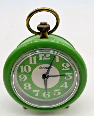 Vintage Small Jerger  German Wind Up Alarm Clock. • $12