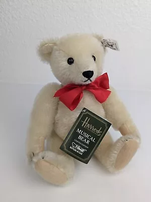 Vtg NWT Steiff Harrods Musical Teddy Bear Brahms Lullaby Limited Ed. Of 2000 • $134.99