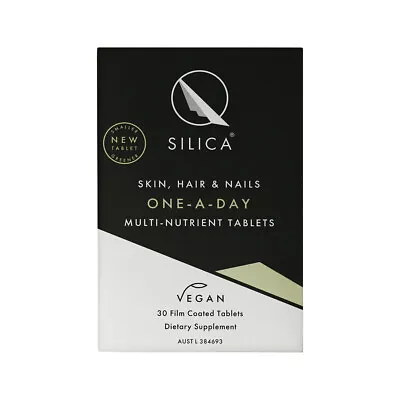 ^ Q Silica Skin Hair & Nails One-A-Day Multi-Nutrient Tablets 30 Tablets  • $37.99