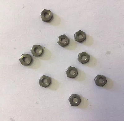 LOCK NUTS X 10 AS USED IN HORNBY DUBLO SWITCHES  • £1.50