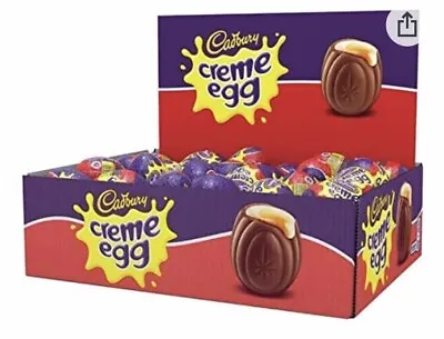 £22 • Buy **JULY 2021 DATED**  Full Box Of 48 Cadbury Creme Eggs...