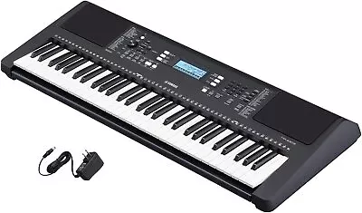 Yamaha PSRE373 61-Key Touch Sensitive Portable Keyboard With PA130 Power Adapter • $219.99