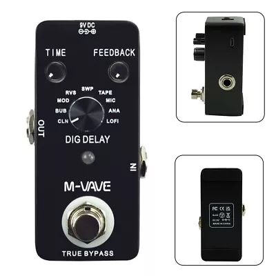 Achieve The Perfect Delay With The MVAVE DIG DELAY Digital Effect Pedal • $88.12