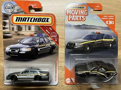 RARE LOT Of 2 Matchbox 2006 Ford Crown Victoria Police • $22.75