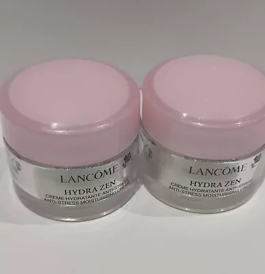 Lancome Hydra Zen Anti-Stress Moisturising Cream 2X 15ml BRAND NEW • £17