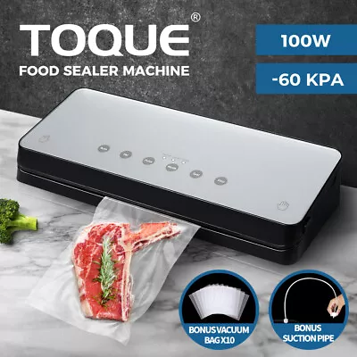 Toque Food Vacuum Sealer Machine Kitchen Fresh Storage Saver With Food Seal Bags • $59.99