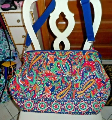 Vera Bradley Venetian Paisley Frame Travel Bag • $90