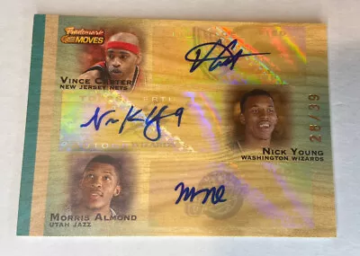 Vince Carter Auto 2007-08 Topps Trademark Moves Triple Autograph /39 Nick Young • $89.99