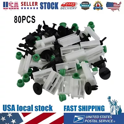 80 Pcs For E36/316i/318i M3 Side Sill Skirt Clips Rocker Panel Moulding Clip • $14.99