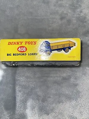 £50 • Buy Dinky Toys No.408 Big Bedford Lorry - Blue/Yellow - Boxed