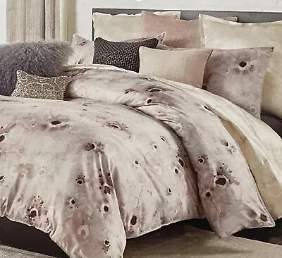 Michael Aram Anemone Watercolor Floral Full / Queen Duvet Comforter Cover • $129.95