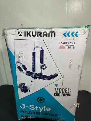 IKURAM J-Style Folding Kayak Roof Carrier Rack Pair KRK-F010A  OPEN BOX  • $55