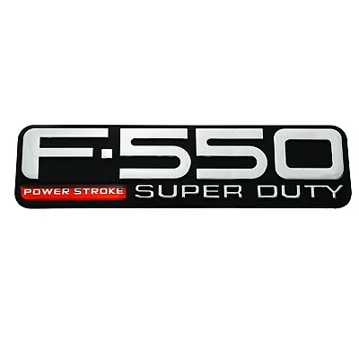 Fits For 1999-2004 F550 Power Stroke Super Duty Side Fender Emblem Nameplate Red • $18.99