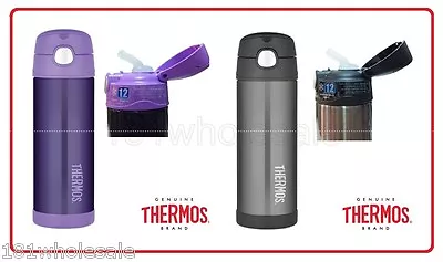 ❤ THERMOS Funtainer Stainless Steel 470ml Vacuum Insulated Beverage Bottle ❤ • $32.60