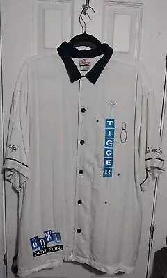 Vintage 90s Walt Disney Bowling Shirt Tigger Classic  Sz. XL Mens Button Up • $30