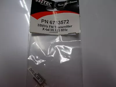 HITEC 35 MHz FM TRANSMITTER X-TAL 35.120 MHz • $13.55