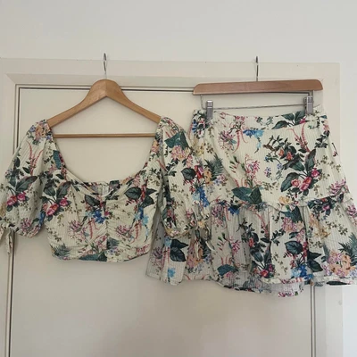$25 • Buy Tigerlily Kalani Matching Set Skirt And Top - Size 12 - Perfect Condition