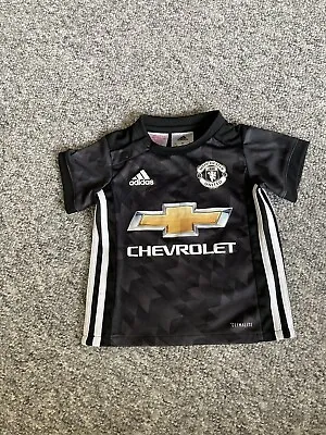 Black Babys Manchester United Shirt. 2017-2018 Season. Great Condition • £12