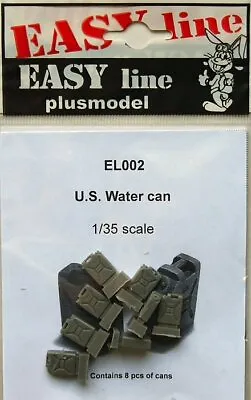 Plus Model EL002 U.S. Water Cans 1/35 Scale Resin Accessories • £5.95