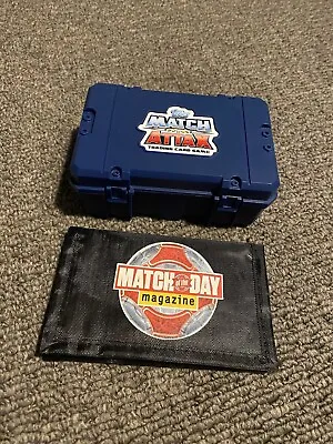 Match Attax 2017/18 Kit Box Tin + Match Of The Day Magazine Wallet • £8