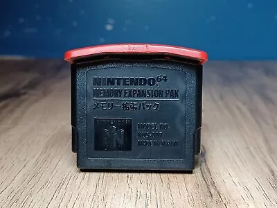 Nintendo 64 N64 Red Expansion Pak Pack NUS-007 OEM  Zelda Donkey TESTED WORKS  • $48.99