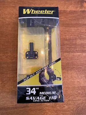 Wheeler One Piece Scope Mount (34mm Medium Height) For Savage 110 Long Action • $10