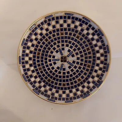 Vintage Mid Century Modern 1960's Mosaic Ceramic Tile Pebble Art Bowl 12   • $22.50