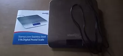 Stamps.com Stainless Steel 5 Lb Digital Postal Scale • $10