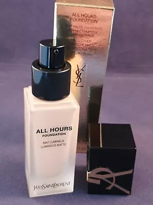 Yves Saint Laurent All Hours Foundation MN1 - Full Cover Luminous Matte 25ml New • £19.99