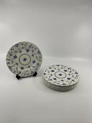 Set Of 6 Finlandia Yorktown Pattern 17 Cm Tea Plate Sh33 • £17.99