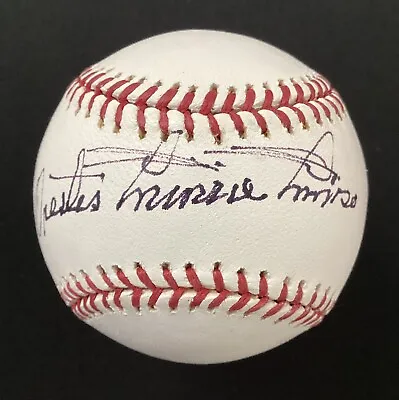 Orestes Minnie Minoso Signed Baseball AHS Indians Cubans HOF Full Name Auto JSA • $279.99