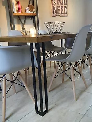 £33.50 • Buy Metal Table Legs, Custom Made Bar Legs, Breakfast Bar Legs, Kitchen Island Legs,