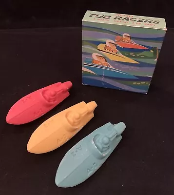 Vintage NOS Avon Tub Racers 3 Soaps Unused In Original Box 2 Oz. Each 1970-72 • $6.74