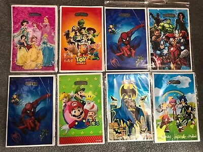 £2.95 • Buy 10 PARTY LOOT BAGS - MARIO -SONIC - MARVEL SUPERHEROES Kids Children Boys Girls